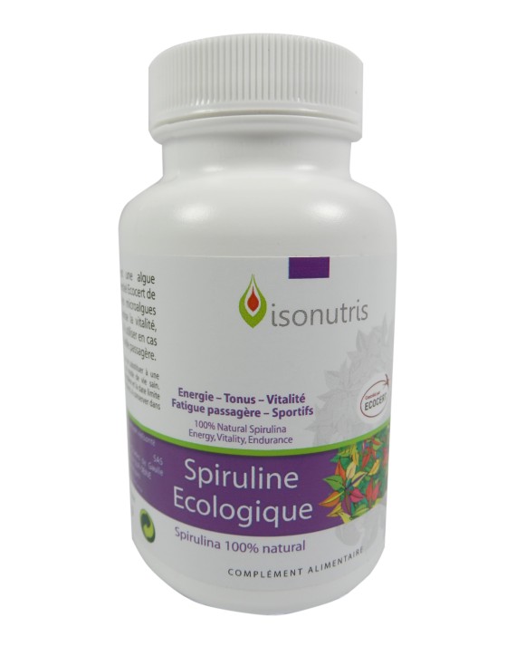 SPIRULINE ECOLOGIQUE 60 comp.15 j