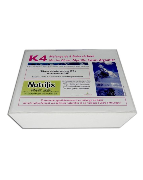 Super Baies Santé K4 Digestion, Ballonnements, 500G 30 j