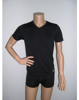 TEE SHIRT HOMME MANCHE COURTE Col V