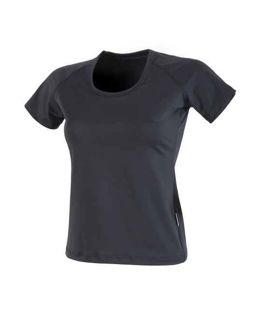 TEE SHIRT FEMME NOIR manche courte