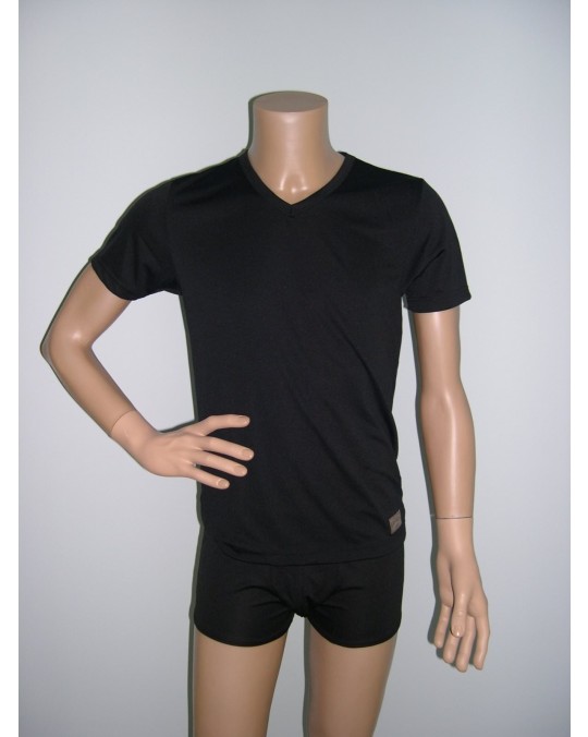 TEE SHIRT HOMME MANCHE COURTE Col V