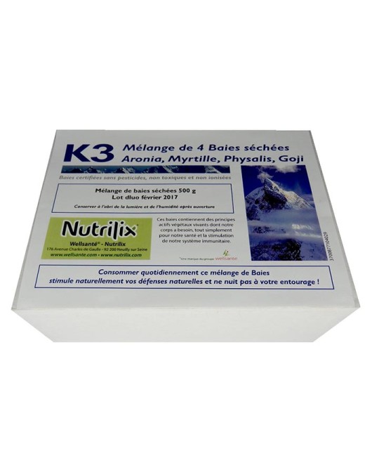 Super Baies santé K3 Anti-âge, Yeux, 500G 30 j