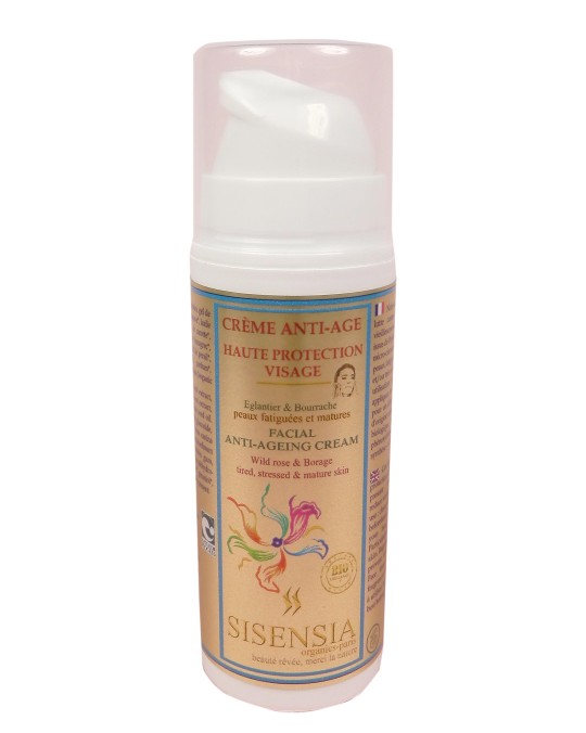 Crème anti-âge haute protection bio 30ml visage